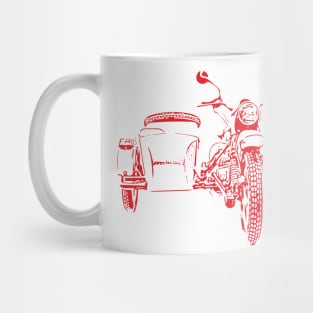 Russian Ural sidecar motorcycle Mug